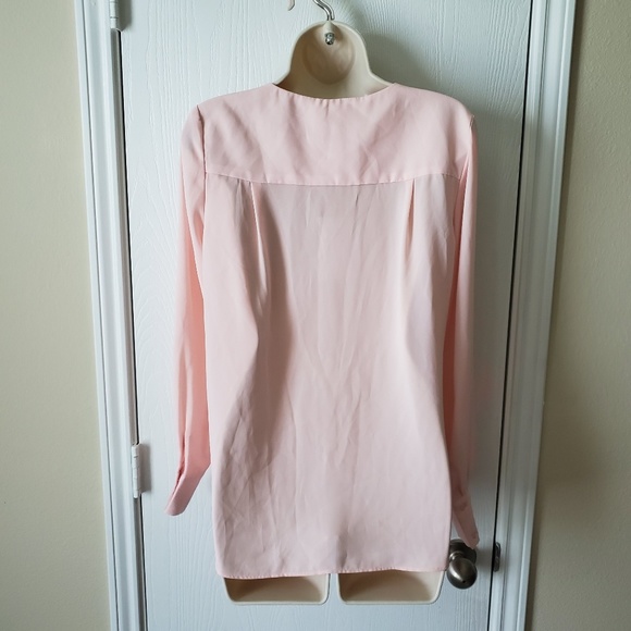 WAYF Long Sleeve Chiffon Blouse - Picture 4 of 7